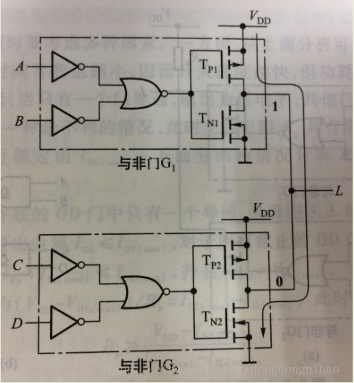 推挽输出的线与